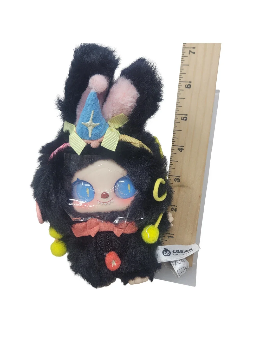 PIPIZI Fluffy Crit Squad Hat Bunny Momo Plush Keychain Cureplaneta Bag Charm
